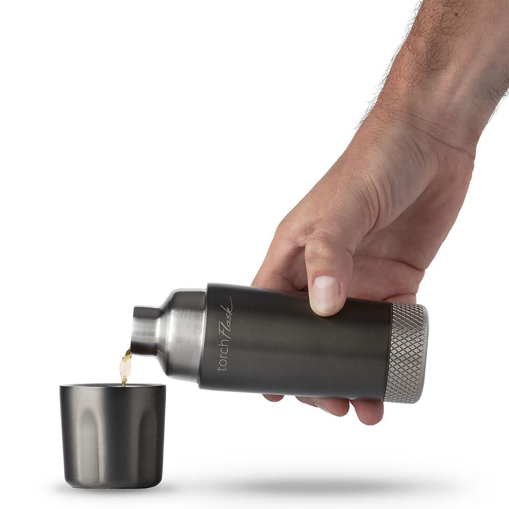 Torch Flask 6oz High Camp Flasks 1138 Camp Flasks 177 ml / Gunmetal