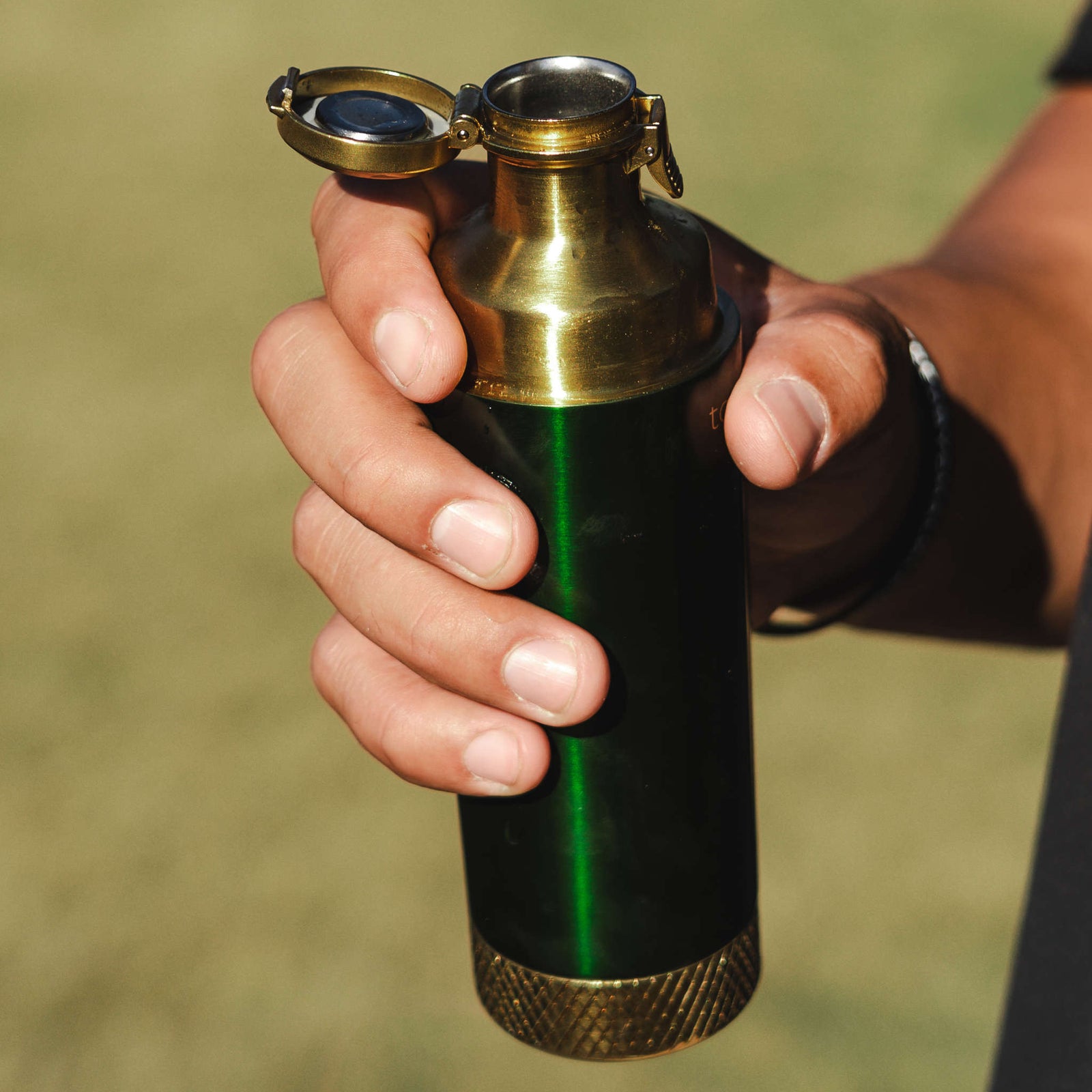 Torch Flask 9oz Flip Lid High Camp Flasks 2139br Camp Flasks 266 ml / British Racing Green