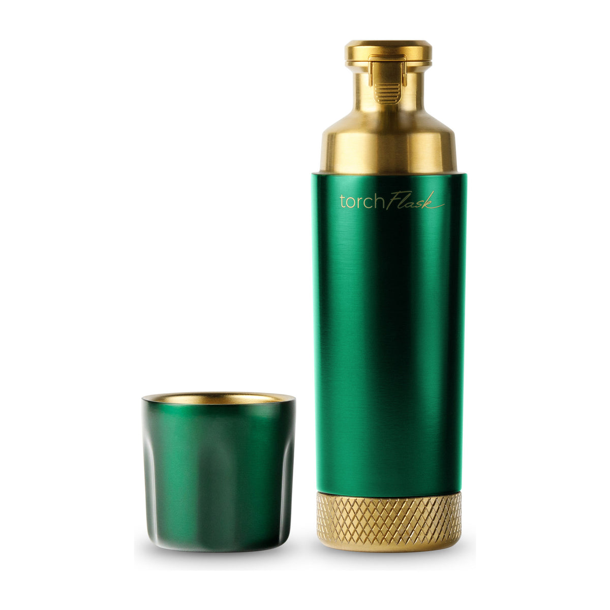 Torch Flask 9oz Flip Lid High Camp Flasks 2139br Camp Flasks 266 ml / British Racing Green
