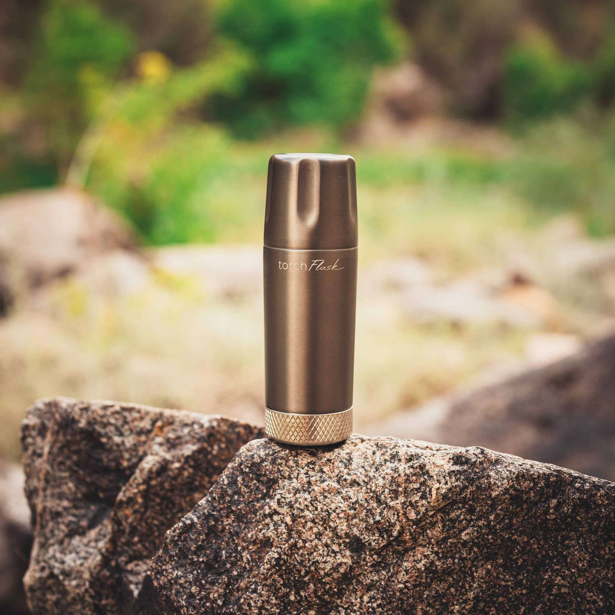 Torch Flask 9oz Flip Lid High Camp Flasks 2139g Camp Flasks 266 ml / Gunmetal