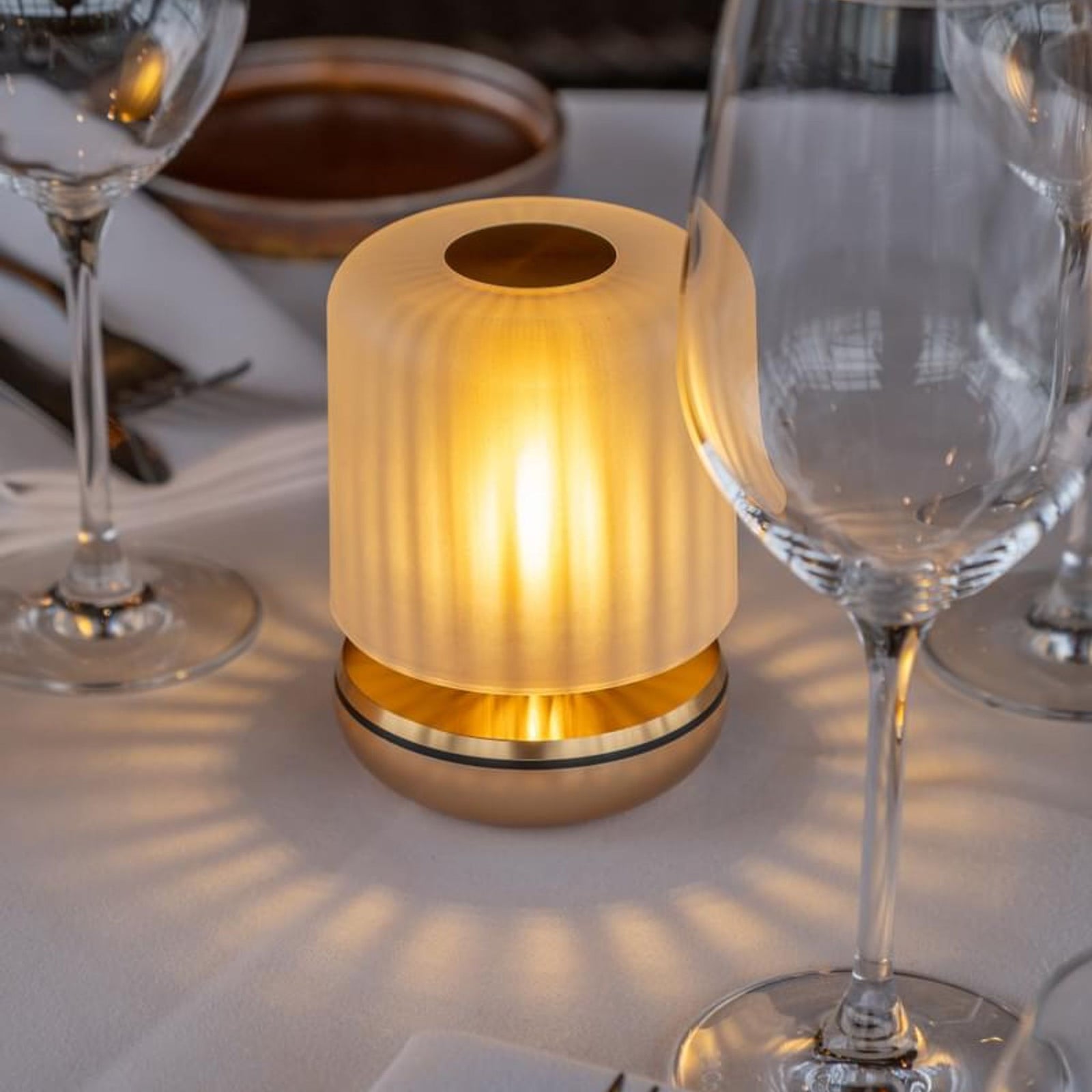 Firefly Light | Frosted Humble Lights HUM-TL00401 Table Lights One Size / Gold Frosted