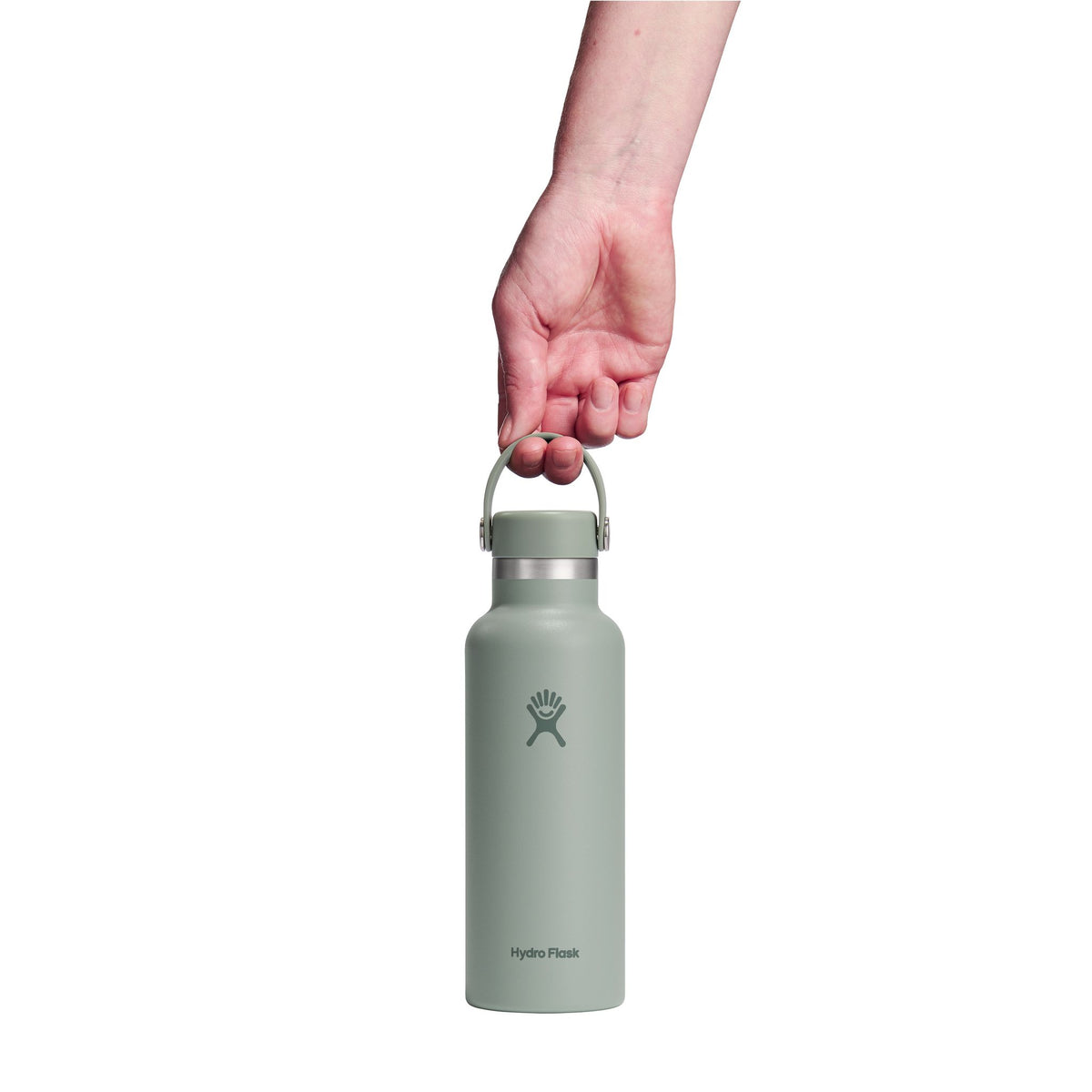 18 oz Standard Mouth w/ Flex Cap Hydro Flask S18CSX374 Water Bottles 18 oz / Agave