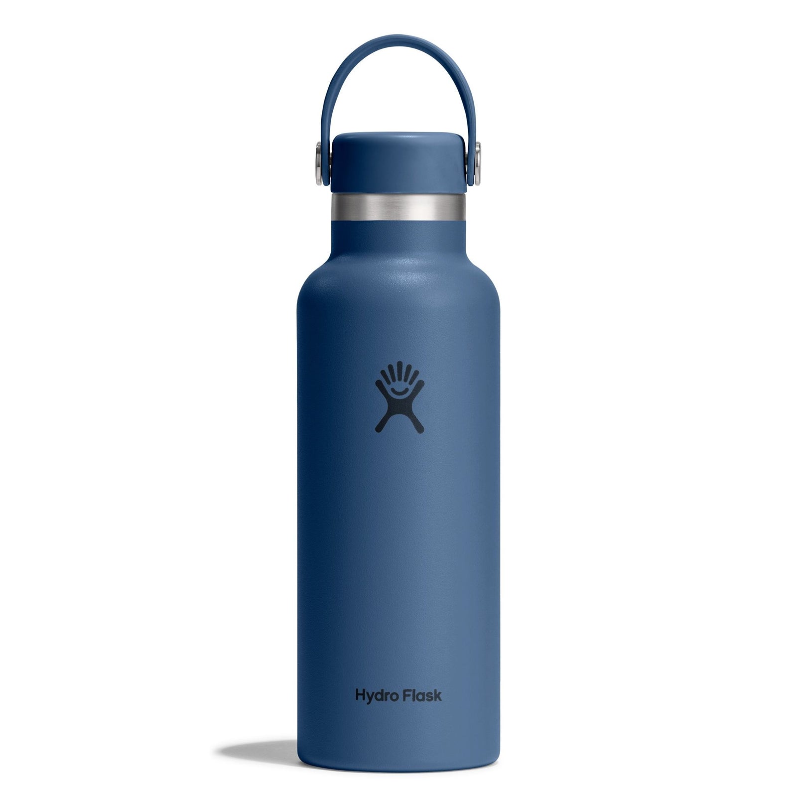 18 oz Standard Mouth w/ Flex Cap Hydro Flask S18CSX384 Water Bottles 18 oz / Harbor Blue