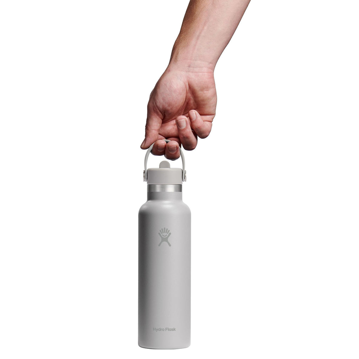 21 oz Standard Mouth w/ Flex Straw Cap Hydro Flask S21CFS035 Water Bottles 21 oz / Birch