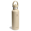 21 oz Standard Mouth w/ Flex Straw Cap Hydro Flask S21CFS114 Water Bottles 21 oz / Oat