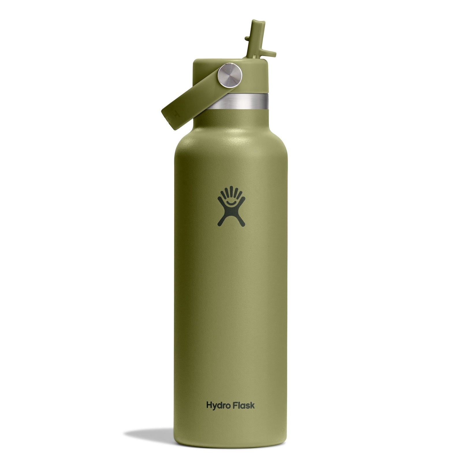 21 oz Standard Mouth w/ Flex Straw Cap Hydro Flask S21CFS346 Water Bottles 21 oz / Palmer Green