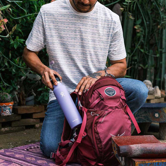 Hydro Flask | 21oz Standard Mouth Insulated Water Bottle | Aloe