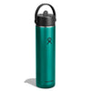 24 oz Lightweight w/ Flex Straw Cap Hydro Flask LW24LWFS348 Water Bottles 24 oz / Emerald Green