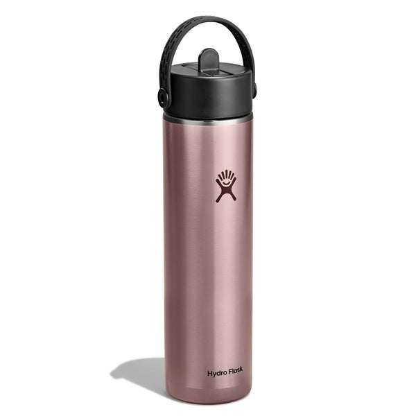 24 oz Lightweight w/ Flex Straw Cap Hydro Flask LW24LWFS088 Water Bottles 24 oz / Quartz