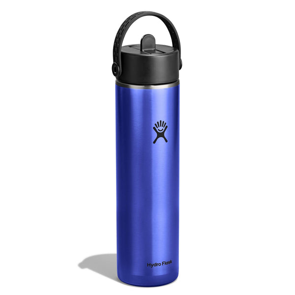 24 oz Lightweight w/ Flex Straw Cap Hydro Flask LW24LWFS392 Water Bottles 24 oz / Sapphire Blue