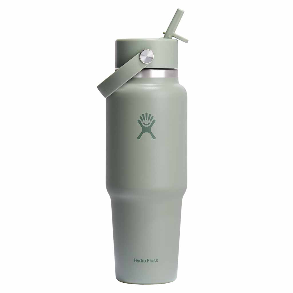 32 oz Wide Flex Straw Travel Bottle