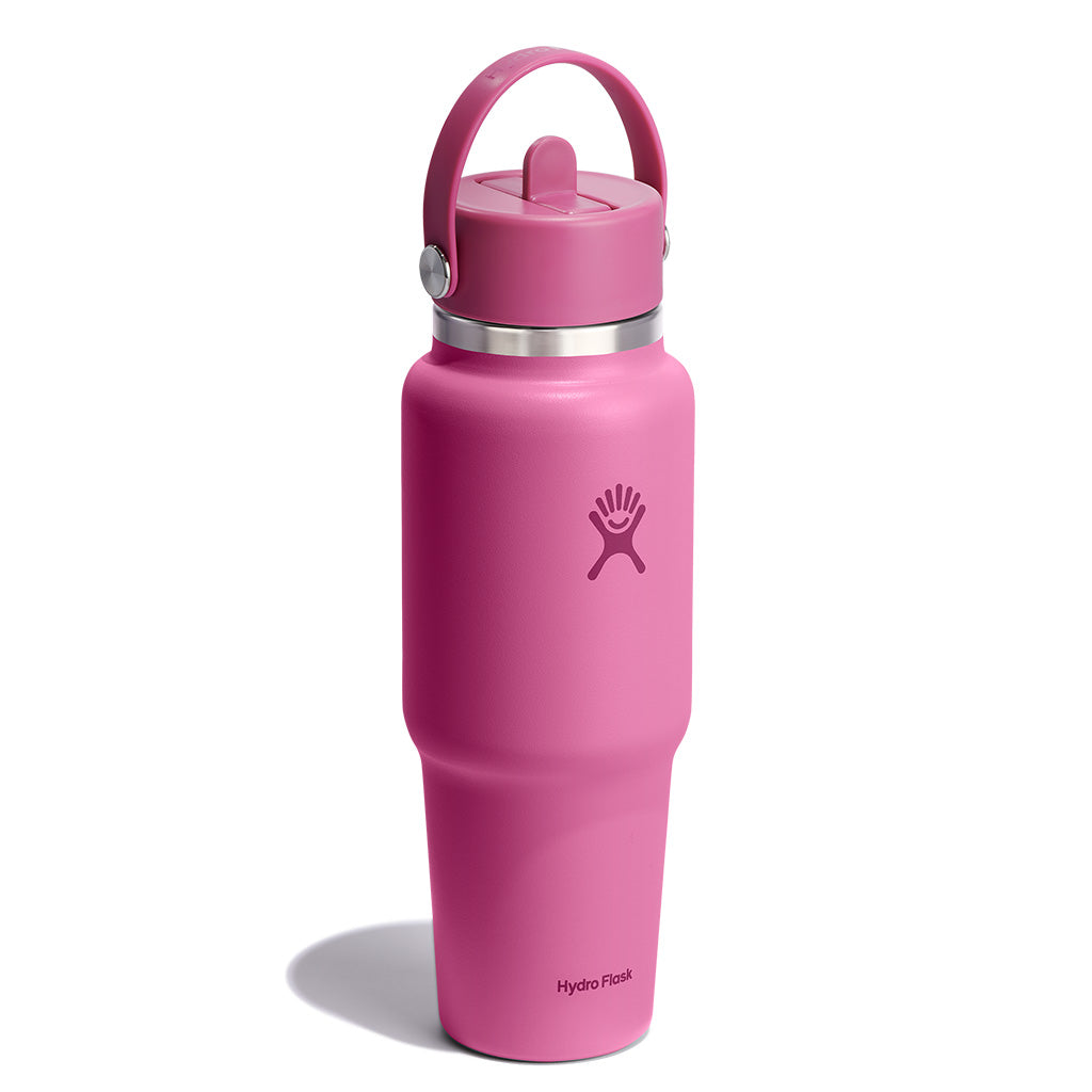 32 oz Wide Flex Straw Travel Bottle Hydro Flask WT32CFS677 Water Bottles 32 oz / Reef