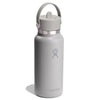 32 oz Wide Mouth w/ Flex Straw Cap Hydro Flask W32CFS035 Water Bottles 32 oz / Birch