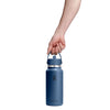 32 oz Wide Mouth w/ Flex Straw Cap Hydro Flask W32CFS384 Water Bottles 32 oz / Harbor Blue