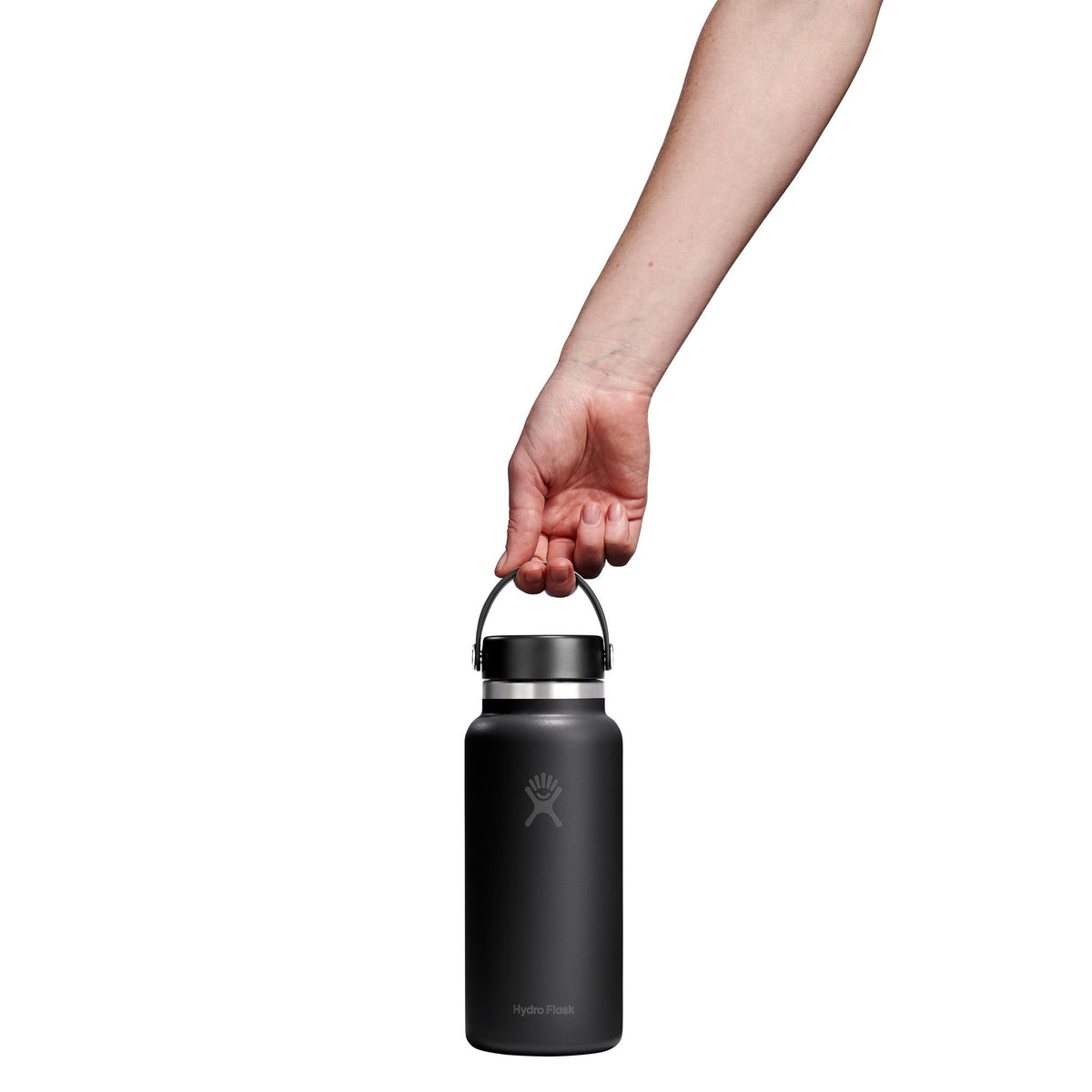 32 oz Wide Mouth Hydro Flask W32CTS001 Water Bottles 32 oz / Black