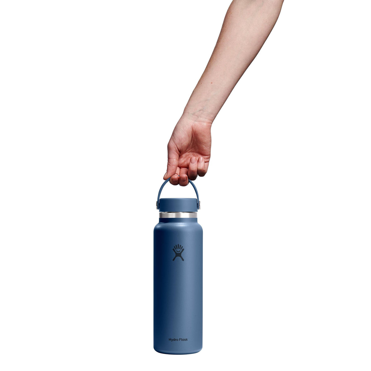 40 oz Wide Mouth Hydro Flask W40CTS384 Water Bottles 40 oz / Harbor Blue