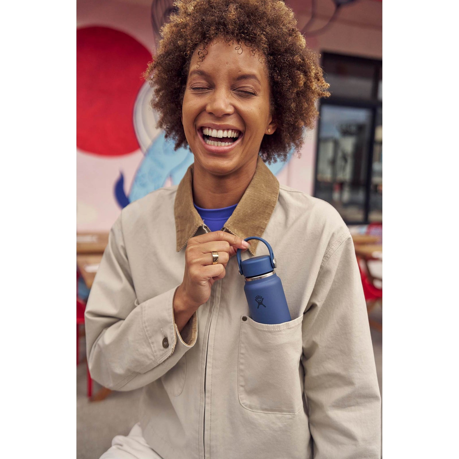 Micro Hydro Hydro Flask TNY200384 Water Bottles 200ml / Harbor Blue