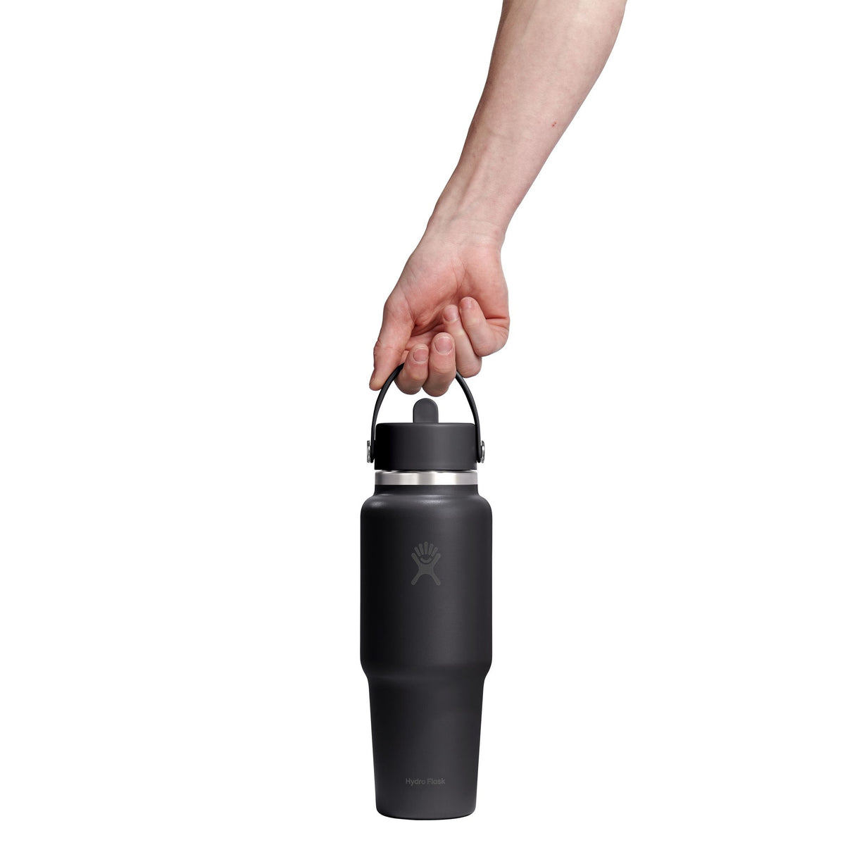 32 oz breite Reiseflasche mit flexiblem Strohhalm
