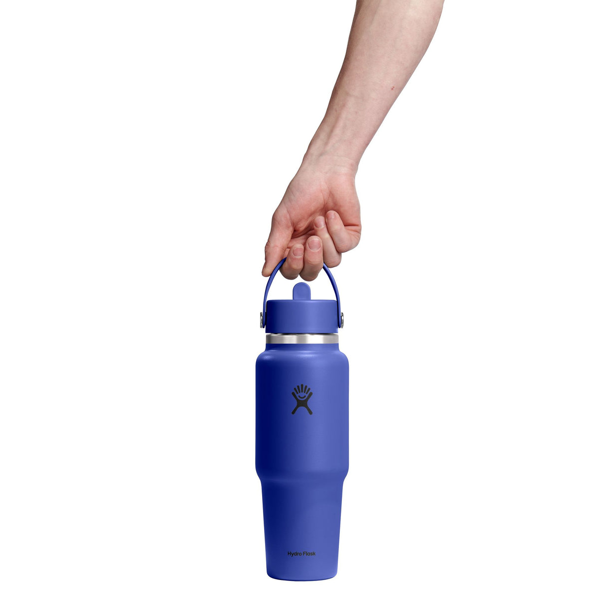 32 oz breite Reiseflasche mit flexiblem Strohhalm