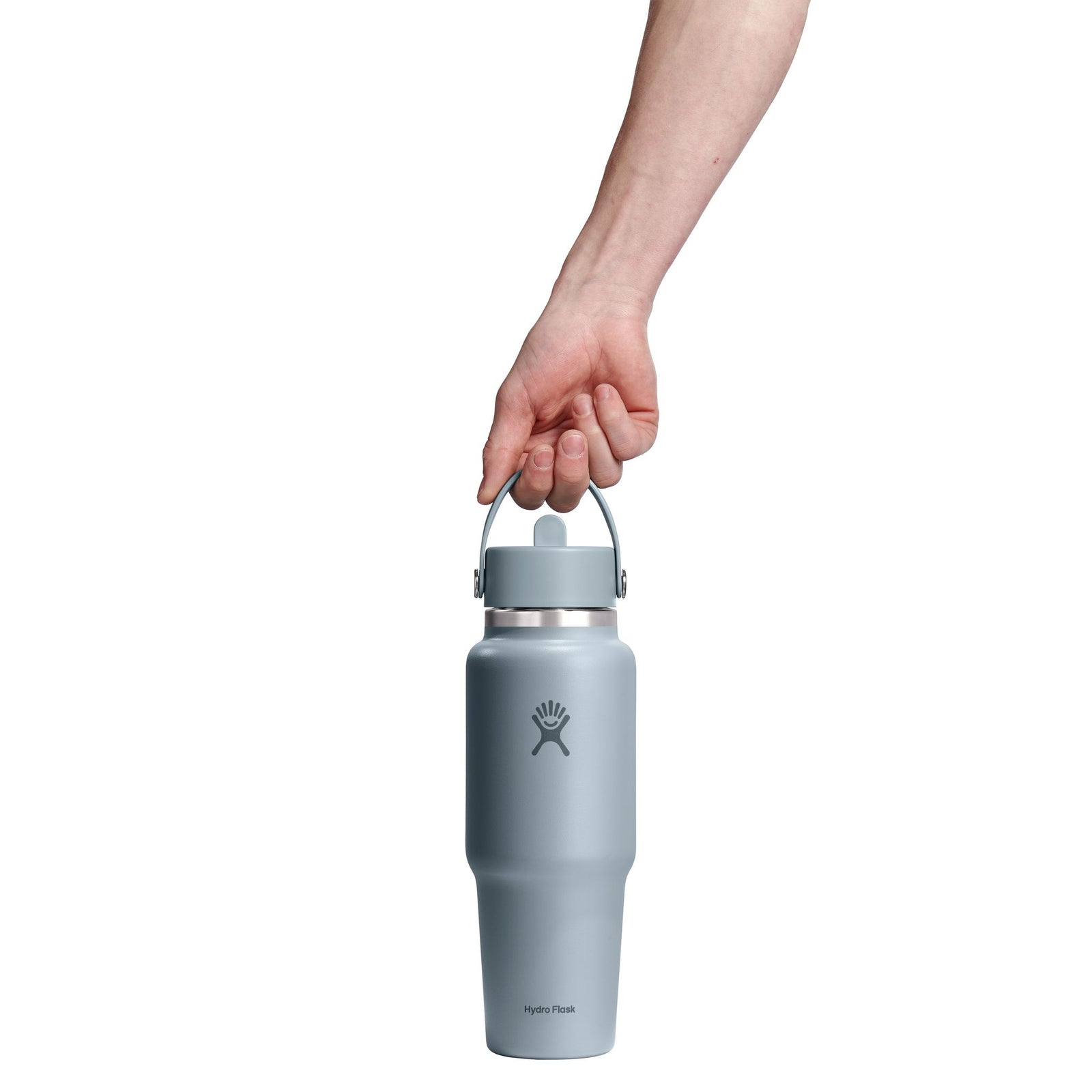 32 oz breite Reiseflasche mit flexiblem Strohhalm