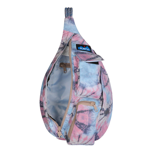 KAVU Mini Rope Sack Small Sling Pack Spiral Tie Dye WildBounds