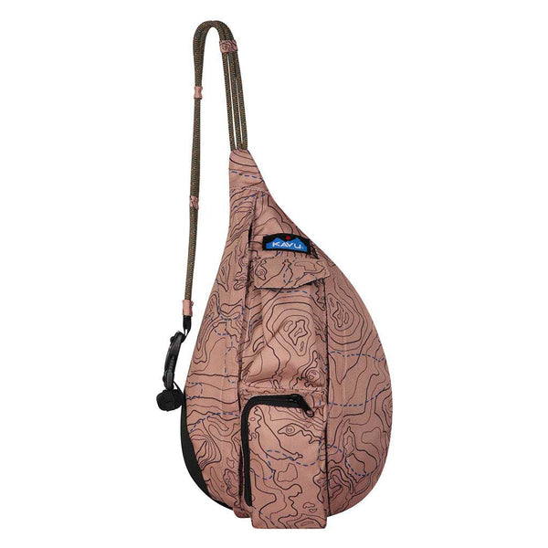 Rope Sling KAVU 9191-2242-OS Sling Bags Mini / Sea Map