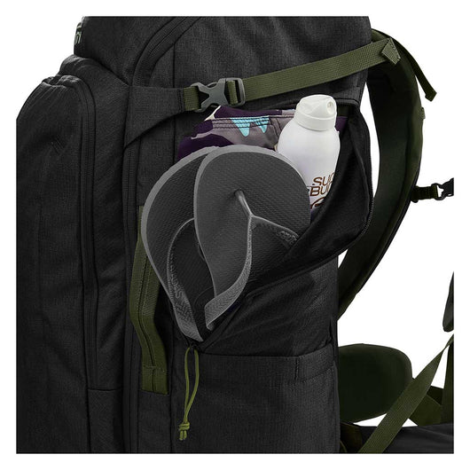 kelty 40 liter backpack Redwing Traveler Burnt Olive the Falcon features 4000 cubic inches of storage space that will compress down to a more manageable size when carrying smaller loads Kelty | Redwing Traveller 40