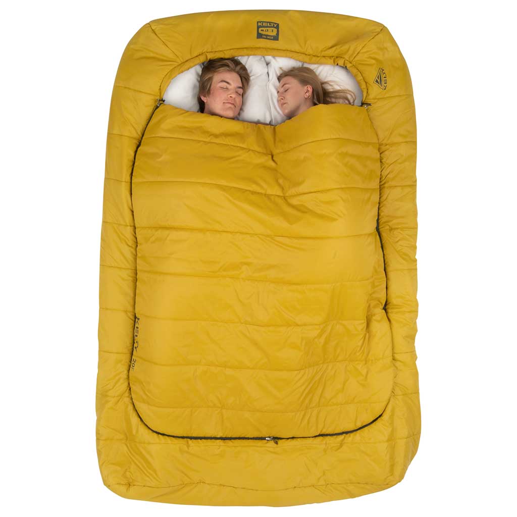 Tru.Comfort Doublewide 20°F Sleeping Bag Kelty 35417123DWOOL Sleeping Bags Regular / Olive Oil