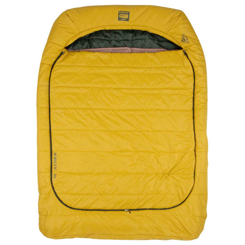 Tru.Comfort Doublewide 20°F Sleeping Bag Kelty 35417123DWOOL Sleeping Bags Regular / Olive Oil