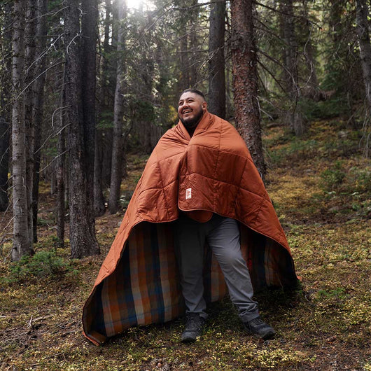 Kelty | Wayback Biggie Blanket | Double Camp Blanket | Gingerbread