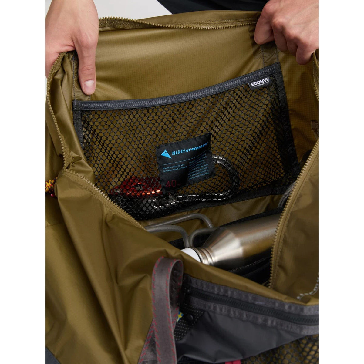 Mimer Dufflebag 40L Klättermusen 10459_510-OZ Duffle Bags 40L / Olive