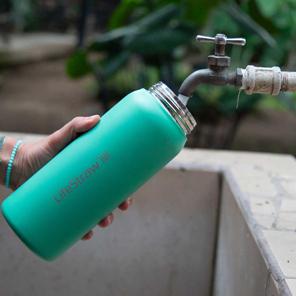 Lifestraw Go 1 Litre | Stainless Steel LifeStraw Water Filters 1 L / Aegean Sea