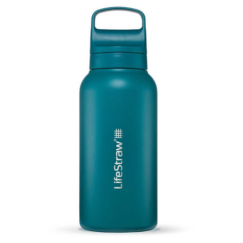 Lifestraw Go 1 Litre | Stainless Steel LifeStraw LSLGV41STLWW Water Filters 1 L / Laguna Teal