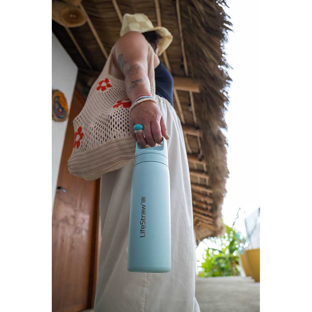 Lifestraw Go 1 Litre | Stainless Steel LifeStraw LSLGV41SWHWW Water Filters 1 L / White