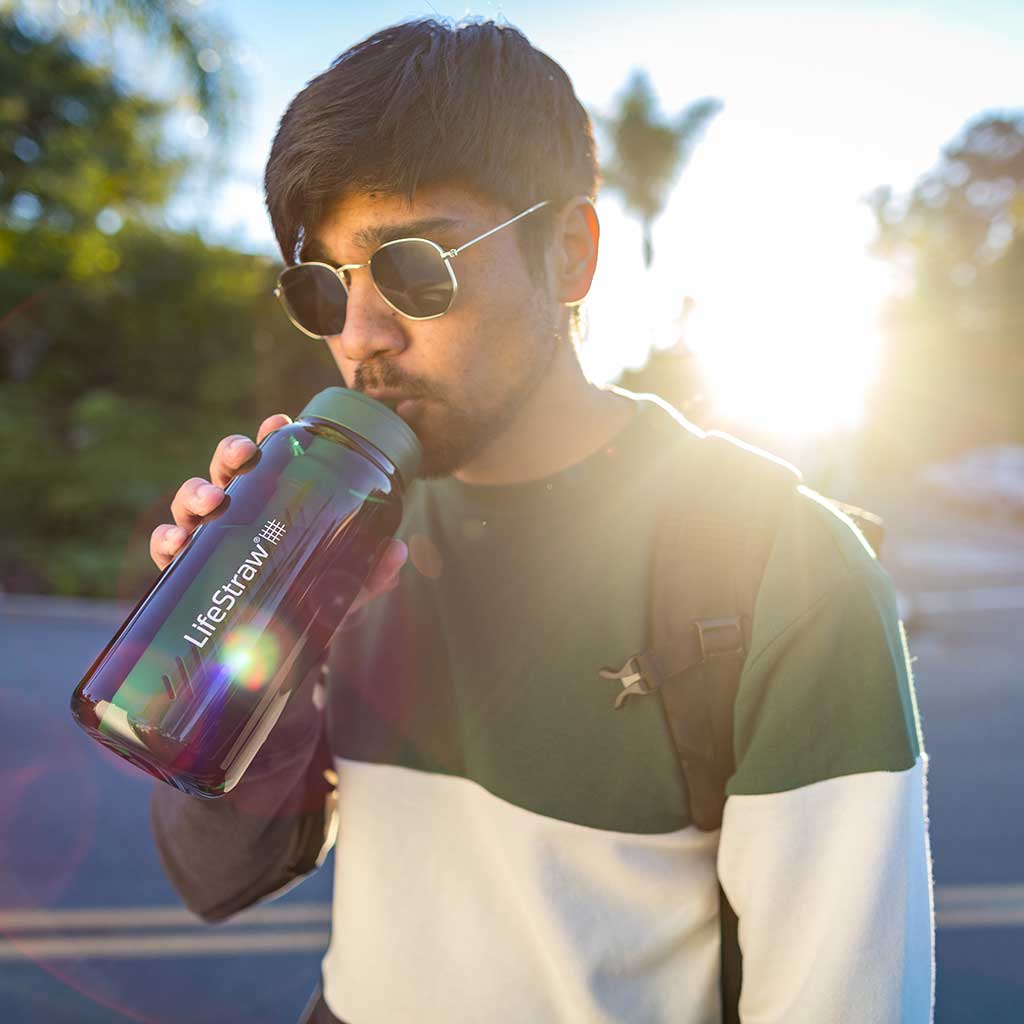 Lifestraw Go 1 Litre | Tritan Renew LifeStraw LSLGV41LBLWW Water Filters 1L / Icelandic Blue