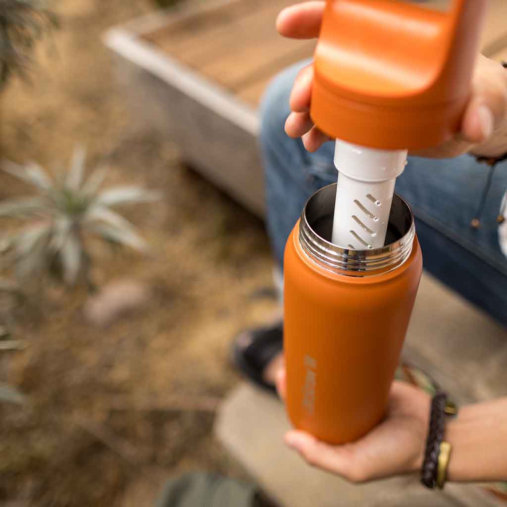Lifestraw Go 500ml | Stainless Steel LifeStraw Orchid Pink Water Filters 500 ml / Orchid Pink