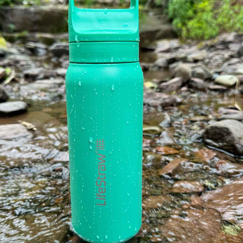 Lifestraw Go 700ml | Stainless Steel LifeStraw LSLGV42SASWW Water Filters 700 ml / Aegean Sea