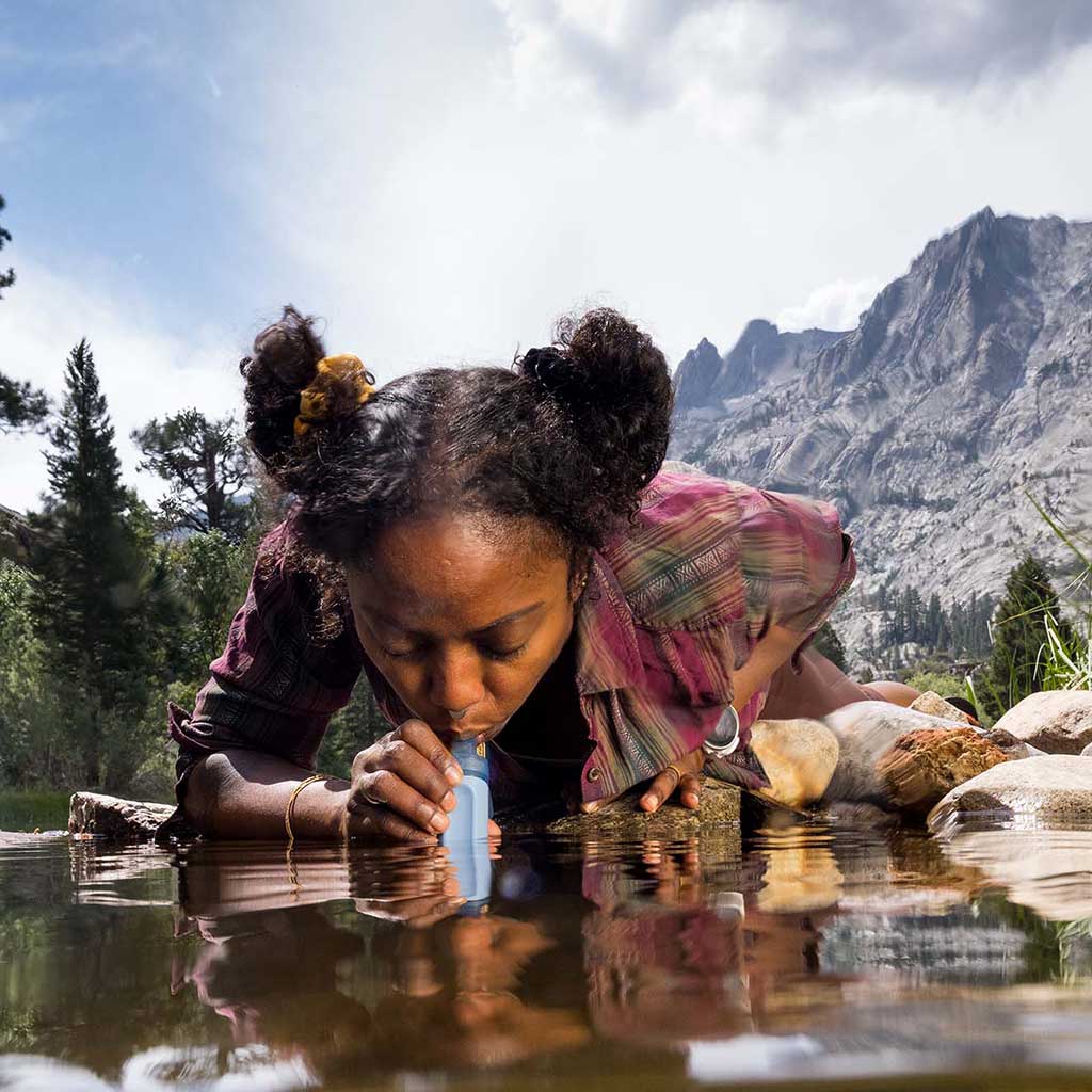 Peak Series Solo Straw LifeStraw LSPSSOLAWW Water Filters One Size / Limeade