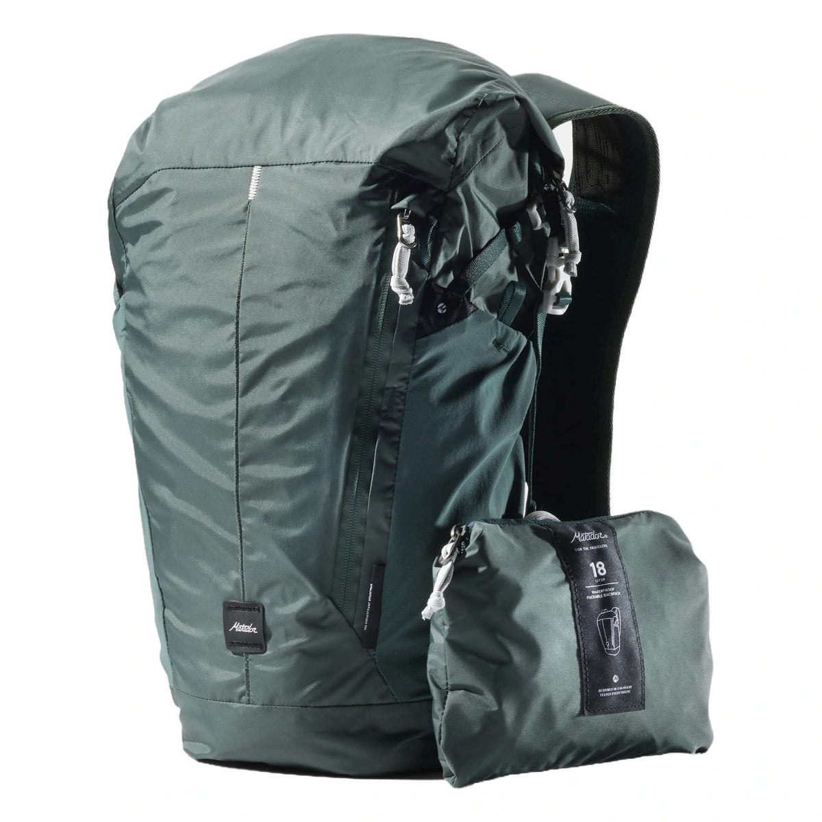 18L Waterproof Packable Backpack Matador MATWPB18001GN Backpacks 18L / Juniper