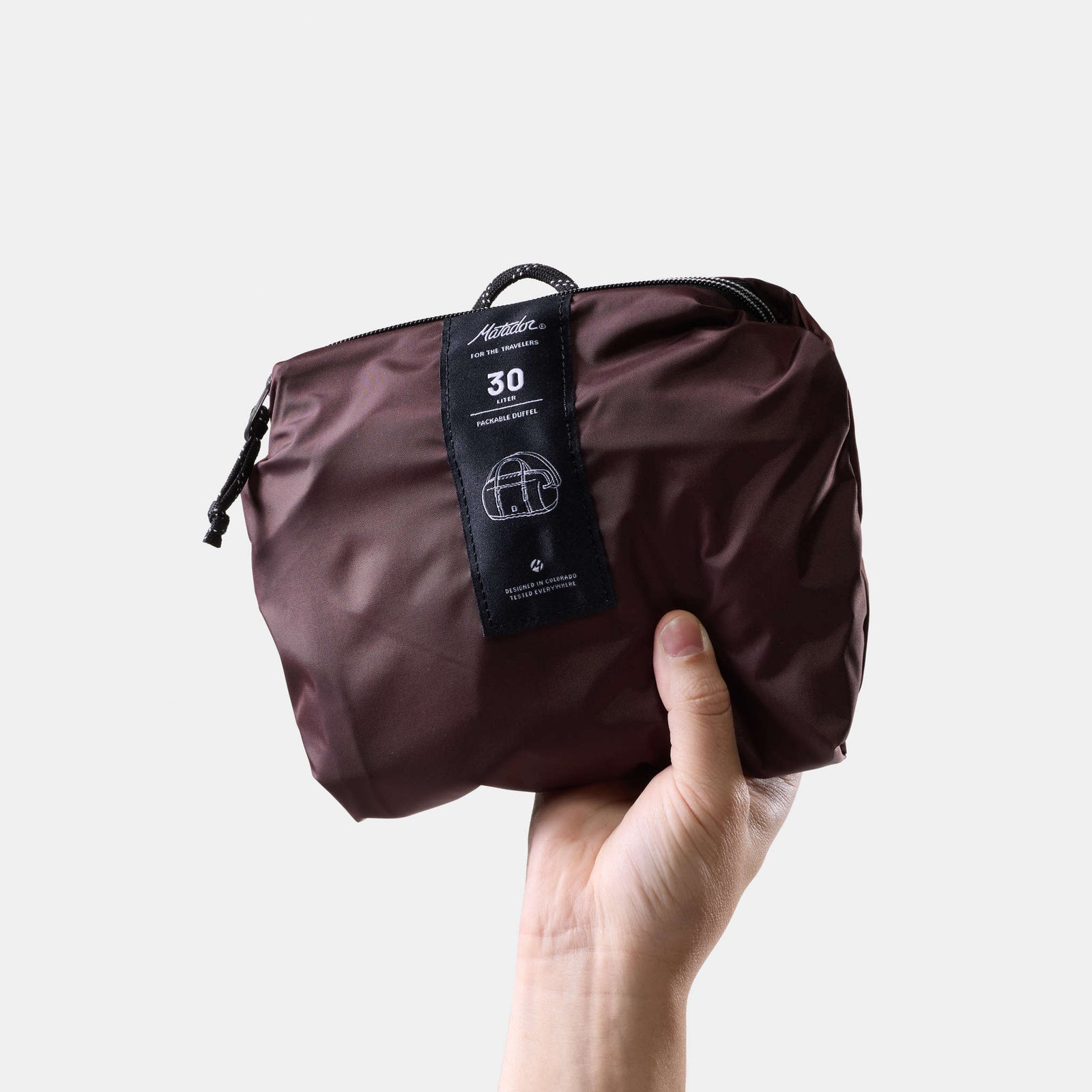 30L Packable Duffle Matador MATPD30001R Duffle Bags 30L / Garnet