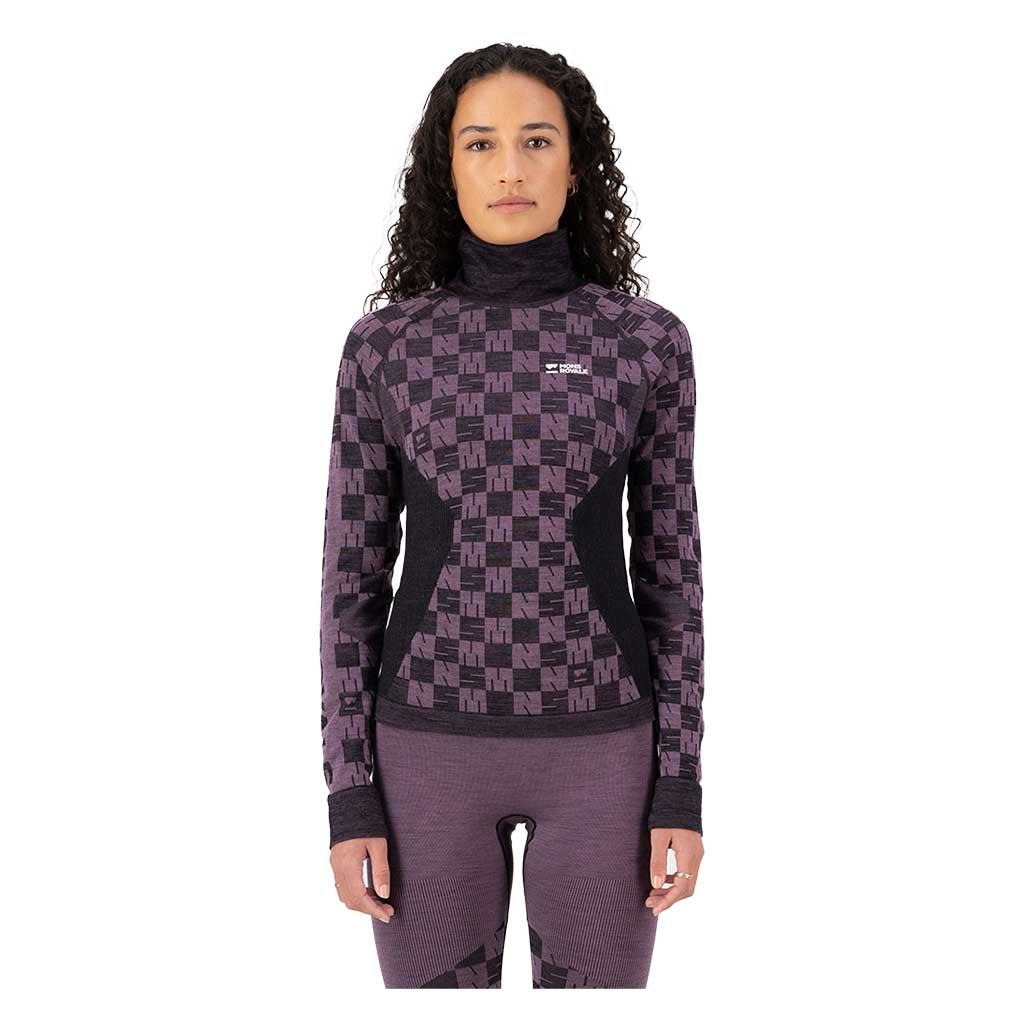 Ascender Merino Seamless Mock Neck LS | Women's Mons Royale Women's Baselayers