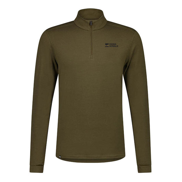 Cascade Merino 1/4 Zip LS | Men's Mons Royale Men's Baselayers