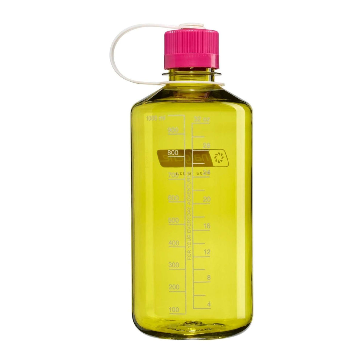 1L Narrow Mouth Tritan Sustain Nalgene N2021-3932 Water Bottles 1 Litre / Endive - Fuchsia Purple Cap