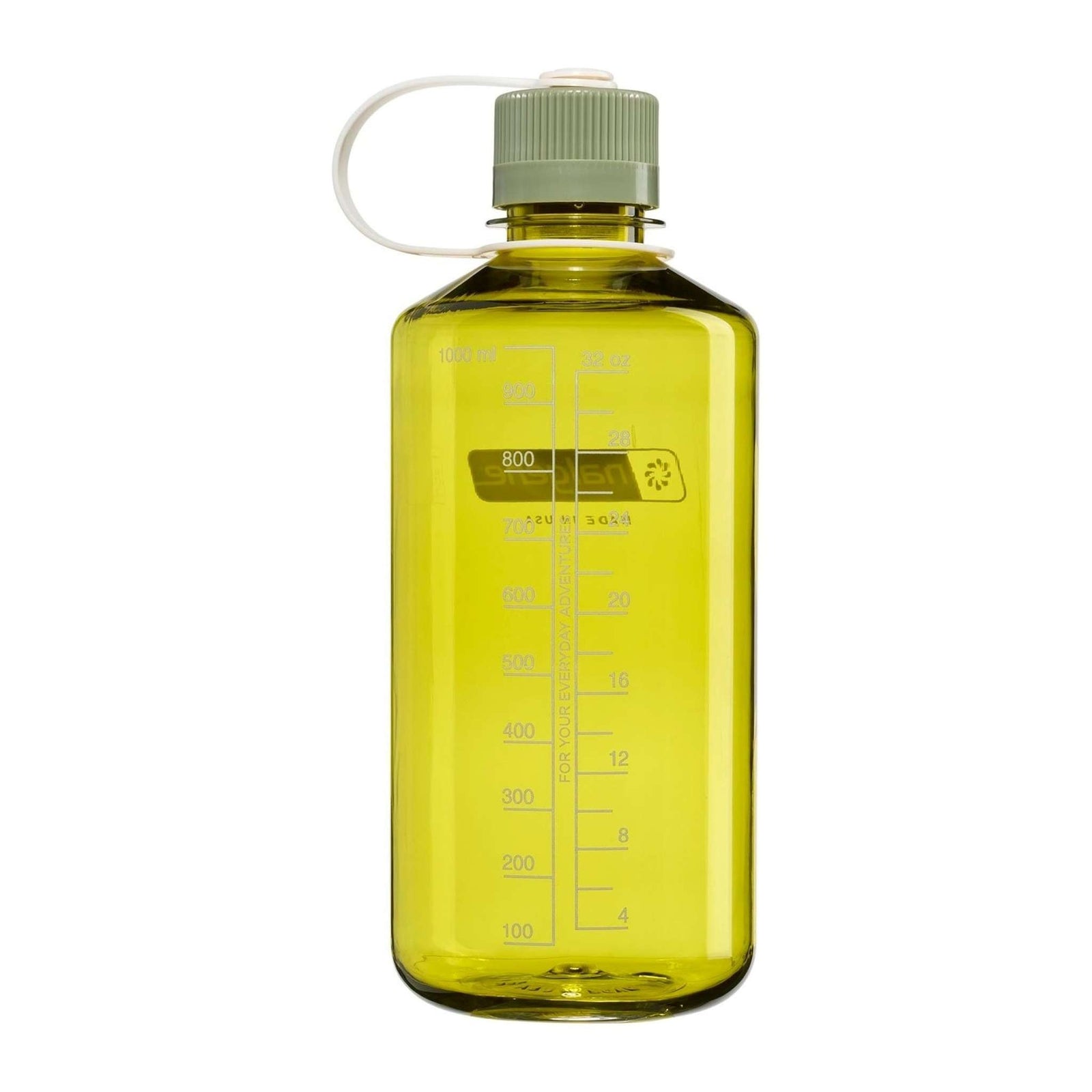 1L Narrow Mouth Tritan Sustain Nalgene N2021-4132 Water Bottles 1 Litre / Endive - Oil Green Cap
