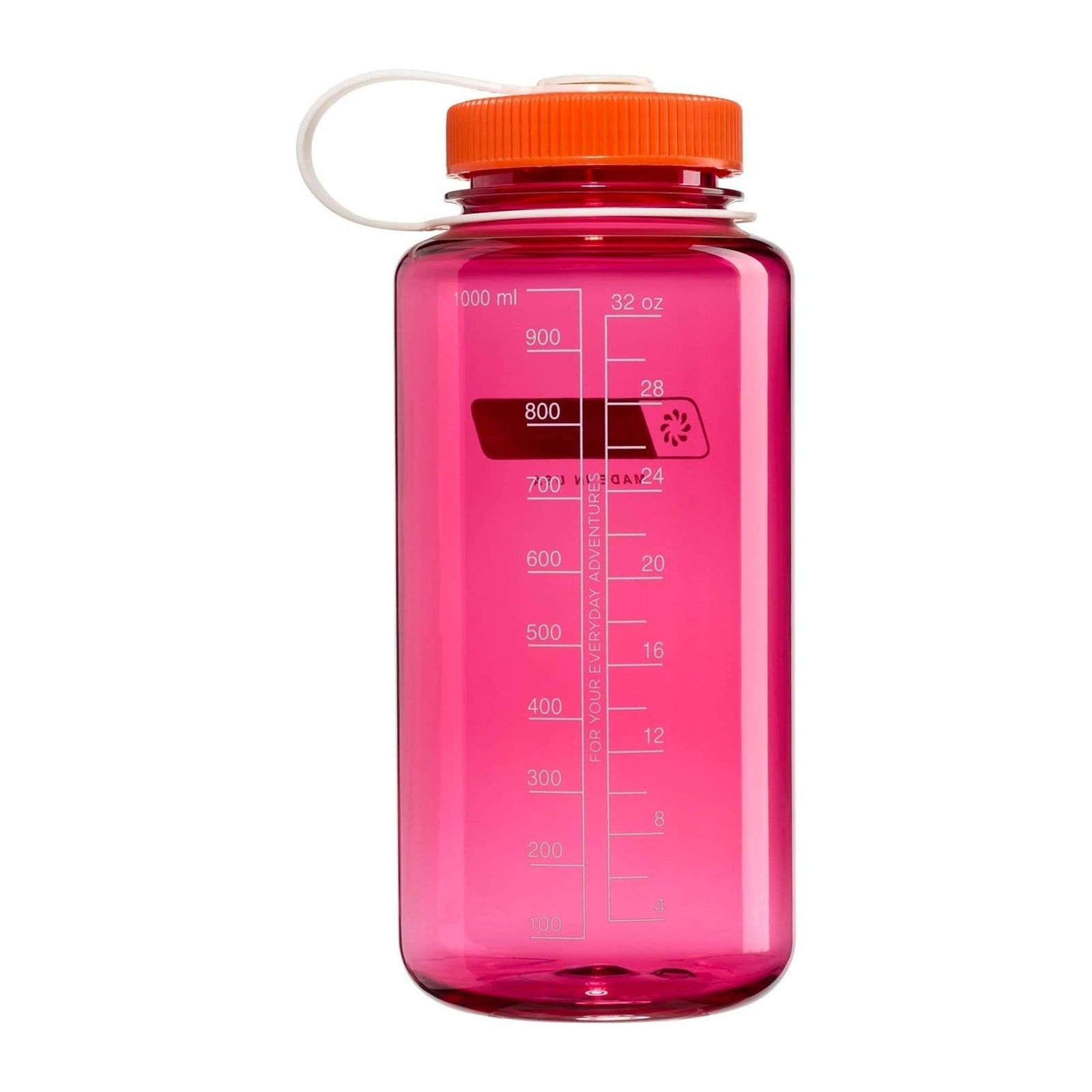 1L Wide Mouth Tritan Sustain Nalgene N2020-2332 Water Bottles 1 Litre / Fuschia Purple - Flame Cap