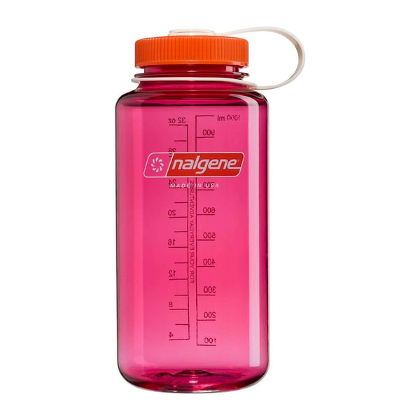 1L Wide Mouth Tritan Sustain Nalgene N2020-2332 Water Bottles 1 Litre / Fuschia Purple - Flame Cap