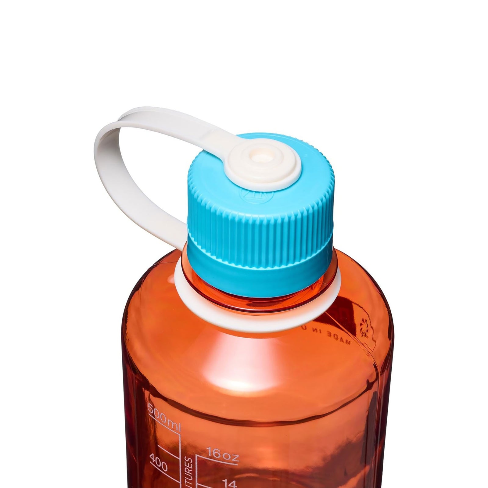 500ml Narrow Mouth Tritan Sustain Nalgene N2021-2016 Water Bottles 500ml / Flame - Blue Atoll Cap