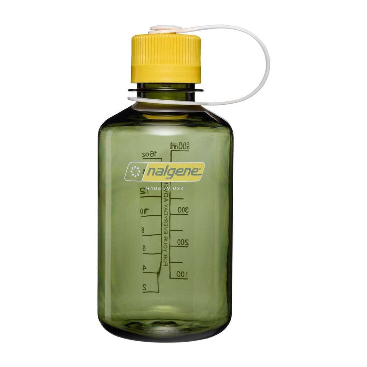 500ml Narrow Mouth Tritan Sustain Nalgene N2021-2316 Water Bottles 500ml / Oil Green - Freesia Cap