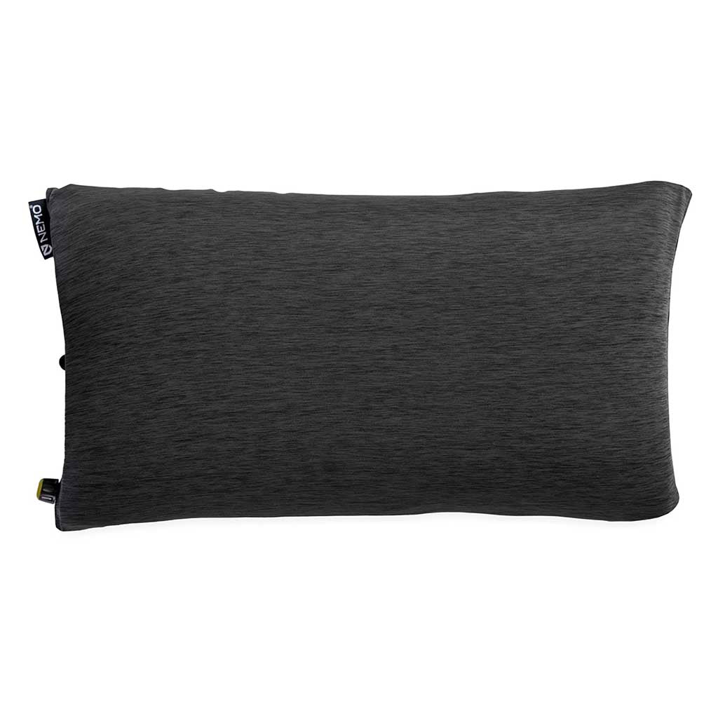 Fillo Camping Pillow | Wide NEMO Equipment 811666036070 Camping Pillows One Size / Black Pearl / Birch Bud