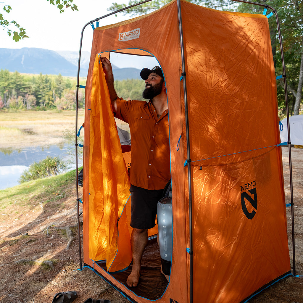 Heliopolis NEMO Equipment 811666037213 Shower Tents One Size / Orange